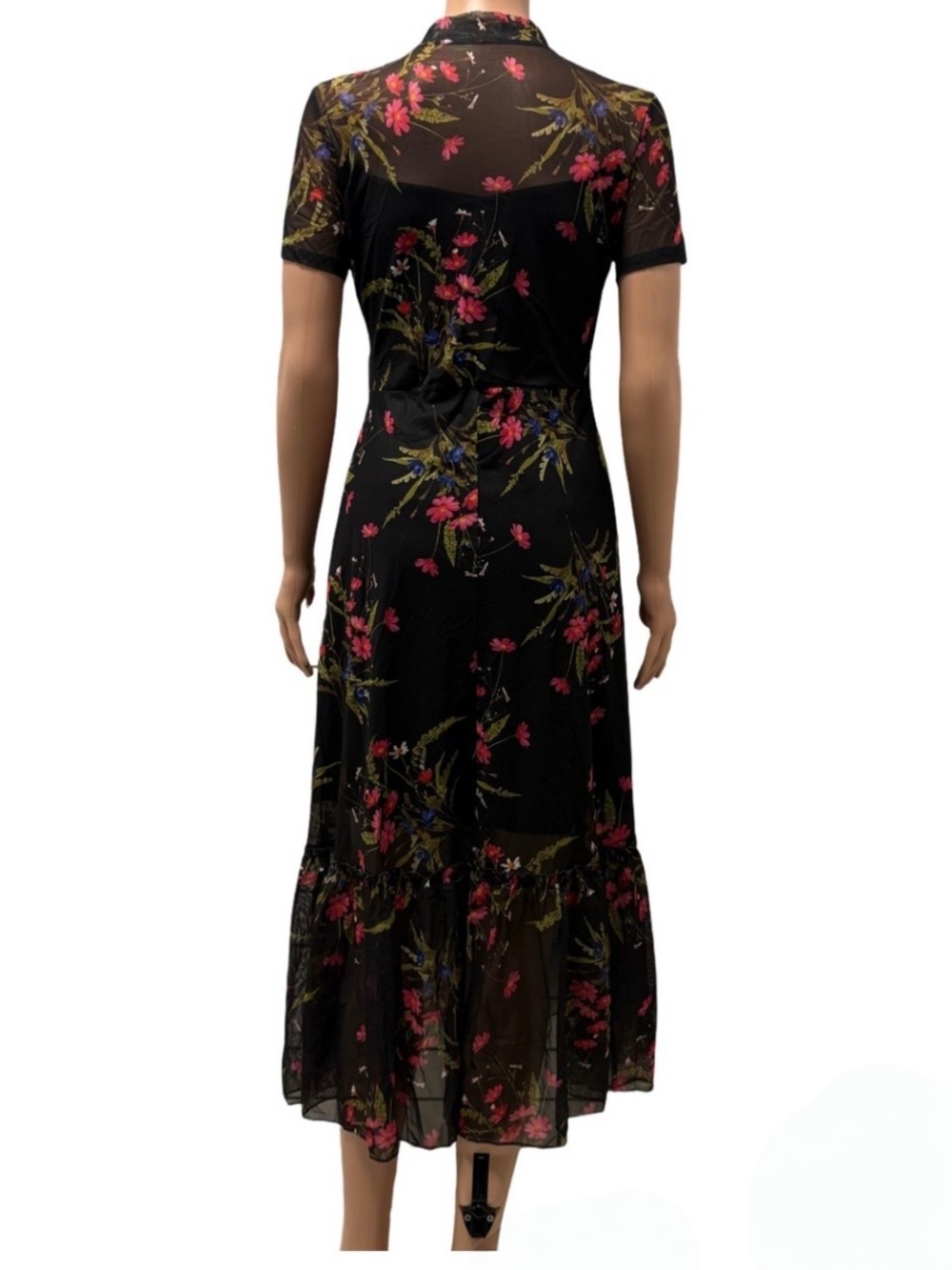NWT GothDark mesh maxi dress, medium - Picture 6 of 8